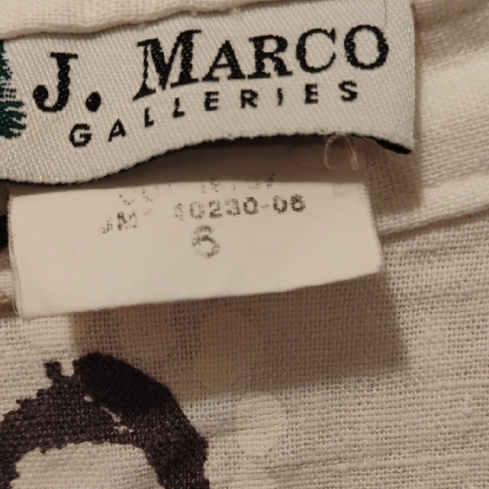 White Patterned Women's Skirt - image 4